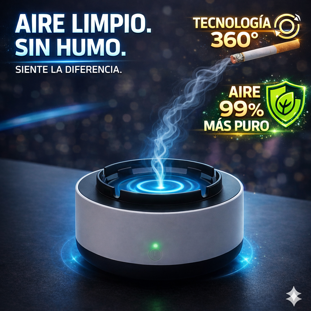 CENICERO - PURIFICADOR DE AIRE